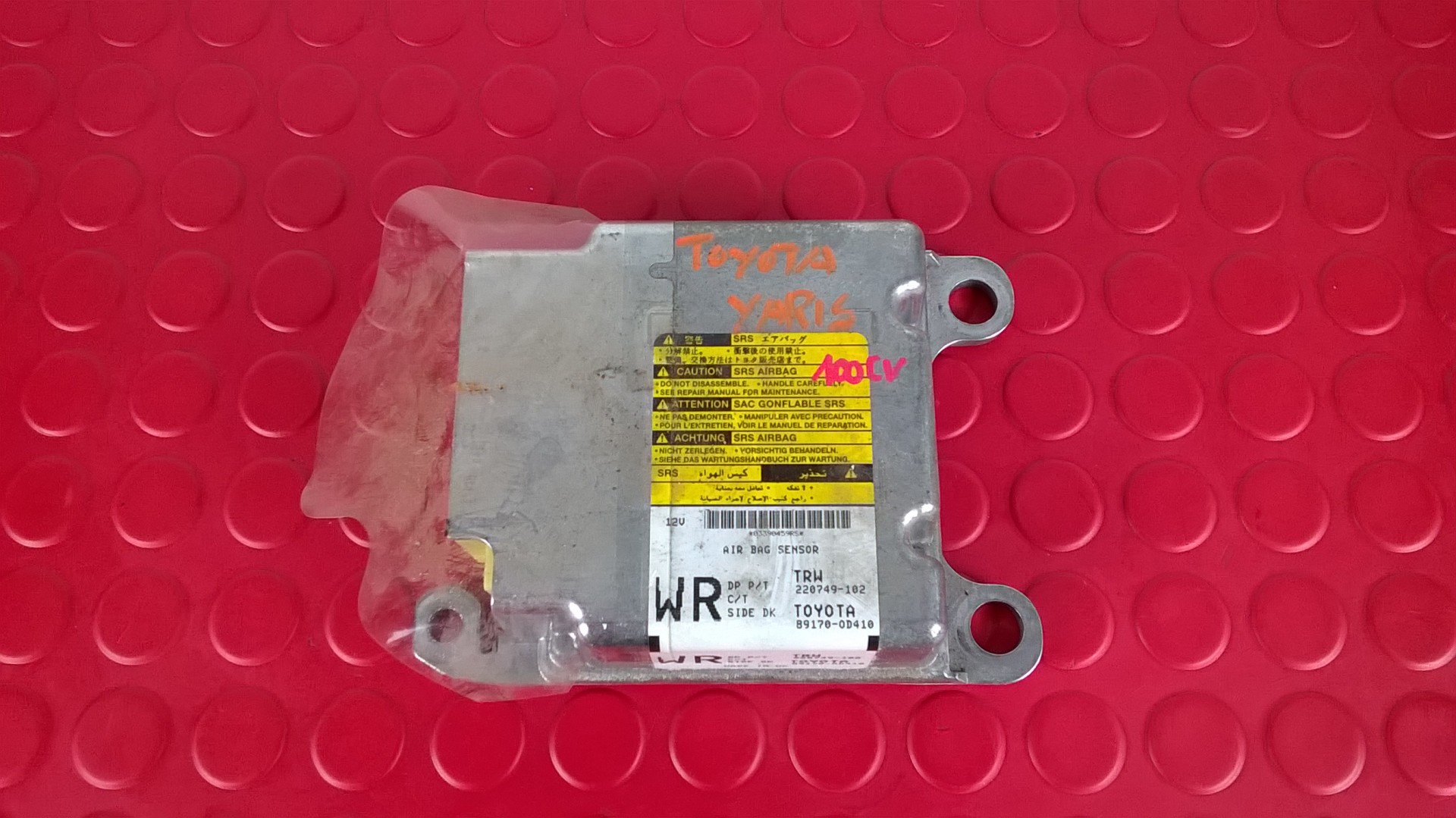 Peças - Centralina De Airbag - 89170-0D410 / 220749-102 [Toyota Yari