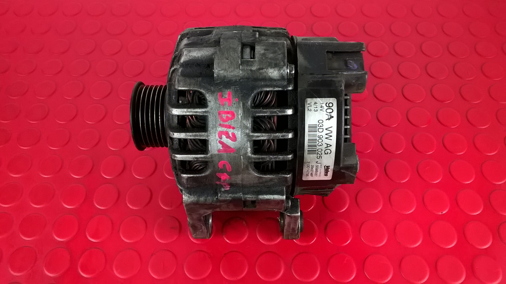 Peças - Alternador - 03D903025j / 2542748F / Sg9b057 [Seat Ibiza 6J 