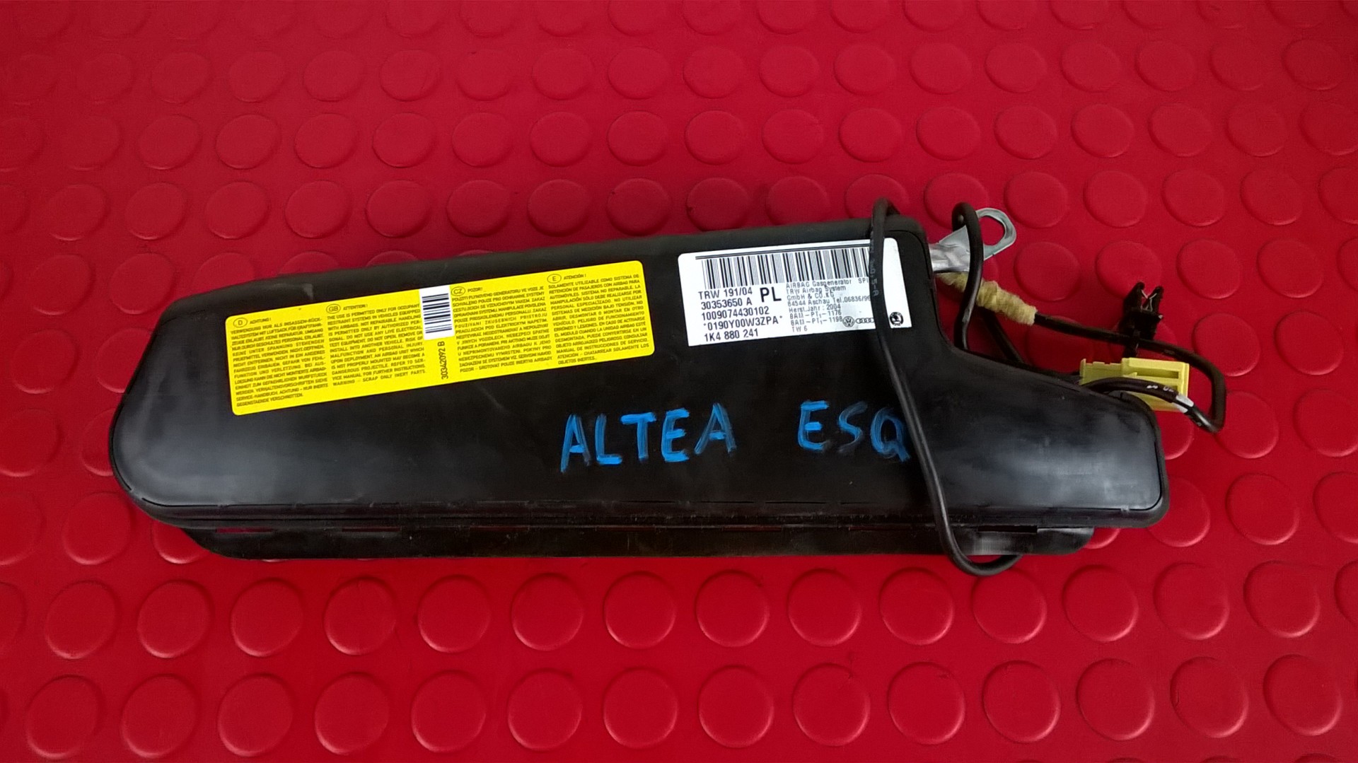 Peças - Airbag Do Banco Esquerdo - 1K4880241 / 30353650A [Seat Altea