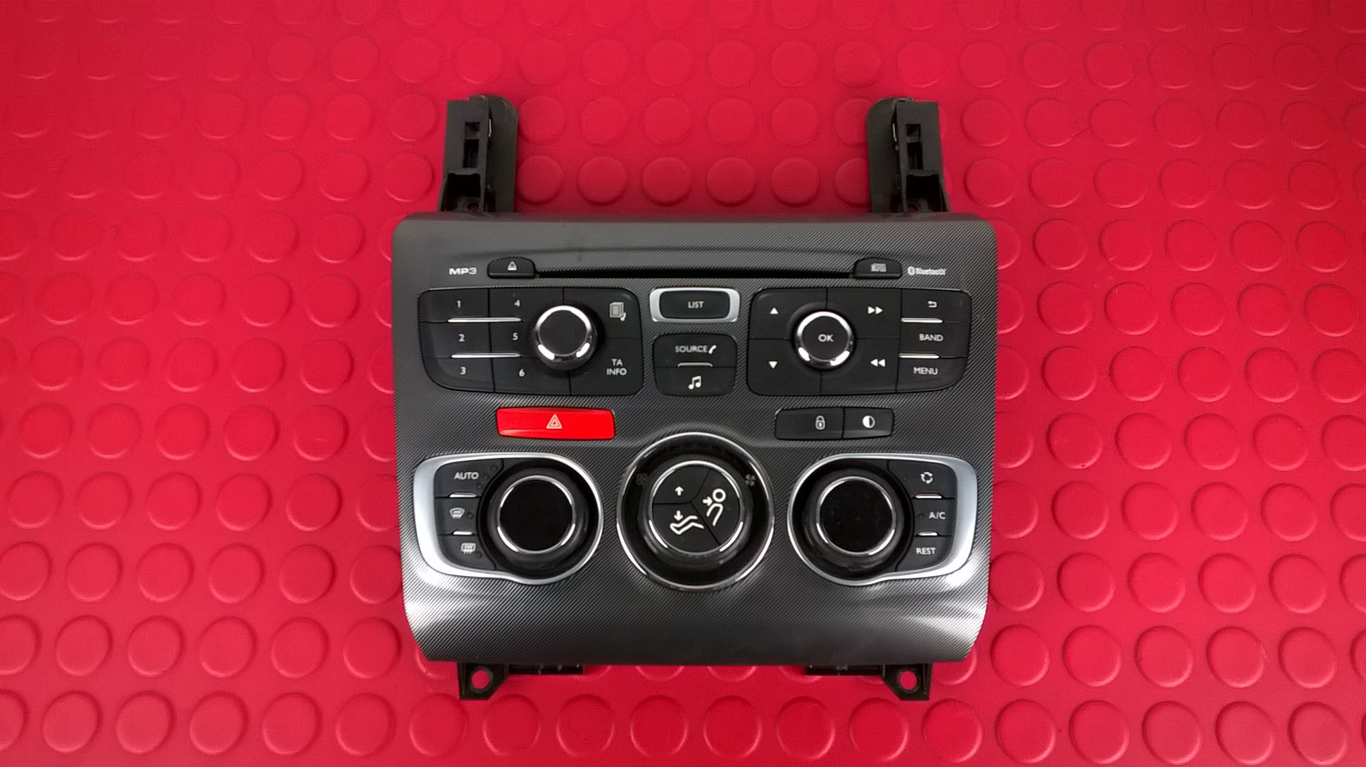 Peças - Botões/Teclado Do Rádio - 98040782Zd / 28365341 [Citroen C4 