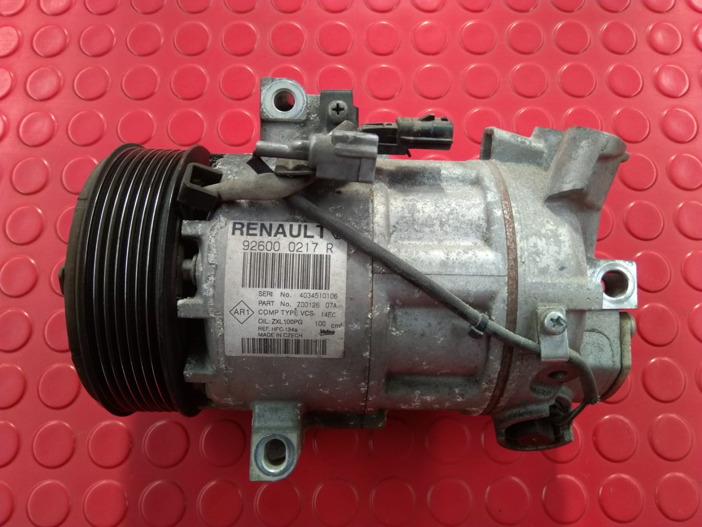 Peças - Compressor Ac - 926000217R / Z0012607a [Renault Clio Iv]